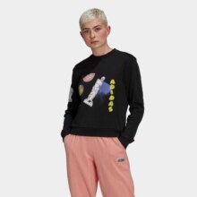 adidas阿迪达斯三叶草 ORIGINALS 女款运动休闲宽松套头卫衣