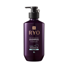 吕（Ryo）紫吕防脱固发洗发水400ml 敏感头皮适用 温和清爽洗头膏韩国进口