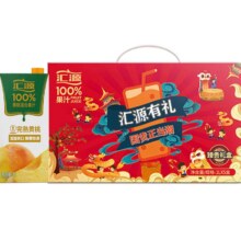 PLUS会员:汇源 100%果汁 桃汁 1L*5盒