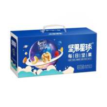 沃隆沃隆每日坚果750g坚果炒货即食零食大礼包红色年货中秋礼盒款 沃隆坚果星球600g（20*30袋）