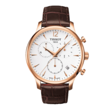 天梭（TISSOT）瑞士手表 俊雅系列腕表 皮带石英男表 T063.617.36.037.00