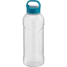 迪卡侬（DECATHLON）水杯塑料800ml大容量户外随手杯便携透明旅行运动水壶QUMC 暗蓝绿色