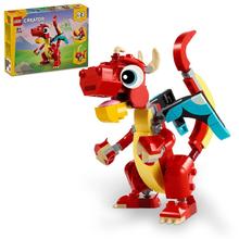 LEGO 乐高 创意31145 红色小飞龙 男孩玩具