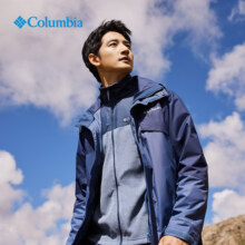 Columbia哥伦比亚男女保暖防水冲锋衣抓绒内胆三合一休闲服外套