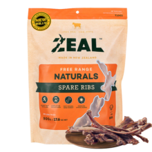 ZEAL真致新西兰进口 风干狗零食 全犬种宠物狗狗洁齿磨牙棒 小牛肋骨500g【磨牙健齿 增补钙质】