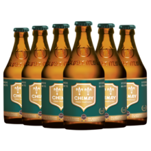 智美（Chimay）绿帽啤酒 330ml*6瓶 修道院精酿 比利时进口 金色烈性艾尔