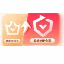 爱奇艺VIP会员黄金会员升级白金会员 支持电视端