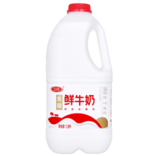 三元 全脂 鲜牛奶 1.8L 大桶家庭装  巴氏杀菌 早餐搭档