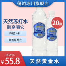 蒲峪冰川 饮用天然苏打水500mL*20瓶