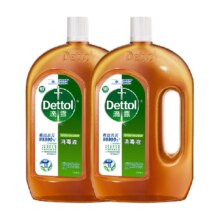 88vip：Dettol 滴露松木家居衣物消毒液 1.8L*2瓶高效