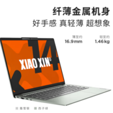 Lenovo 联想 小新14 八代锐龙版 14英寸 轻薄本 霜雪银