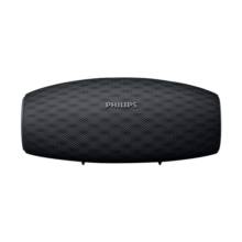 飞利浦（PHILIPS）BT6900音乐小号角 便携式无线蓝牙音箱低音炮音响播放器电脑桌面户外布艺hifi防水曜石黑
