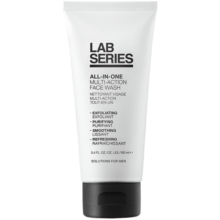 朗仕LAB多功能柔珠洁面乳100ml(男士洗面奶去角质预防黑白头深层清洁)