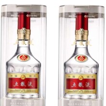 20点：五粮液 普五八代 52度浓香型白酒 500mL 双瓶装