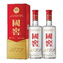 预售：国窖1573 经典 52度 浓香型白酒 500ml*2瓶 双瓶装