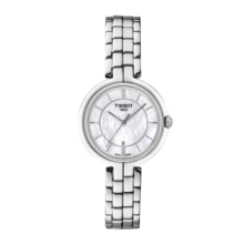 天梭（TISSOT）瑞士手表 弗拉明戈系列钢带石英女表新年礼物T094.210.11.111.00