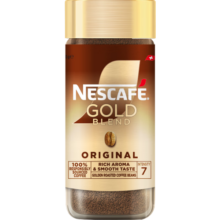 雀巢（Nestle）瑞士金牌冻干黑咖啡进口0糖0脂低卡*燃减健身原味100g李昀锐推荐