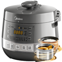 PLUS会员、首购礼金：Midea 美的 MY-C5856G 电压力锅 5L
