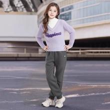 Deesha 笛莎 女童23冬中大童冬装裤子美拉德儿童长裤