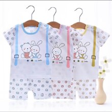 奇萌娃 婴儿衣服短袖套装夏季宝宝纯棉短裤两件套儿童套装3-12个月