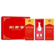 预售：剑南春 水晶剑 52度 浓香型白酒 558ml*2瓶 酒具礼盒装