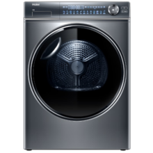 海尔（Haier）376/06/16/028烘干机热泵类家用干衣机 10KG滚筒式正反转匀烘衣干即停免熨烫烘衣机 纤美376（双擎热泵HB速热）