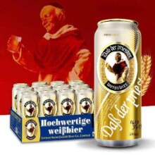 PLUS会员：DaB der priester 金罐原浆啤酒 500mL*12罐 拍2件