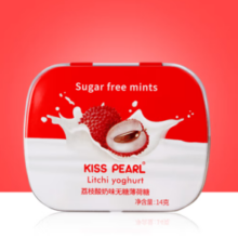 kisspearl KISS PEARL 无糖薄荷糖 口香糖 14g