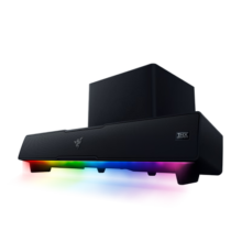 雷蛇（Razer）利维坦巨兽V2 条形音响 立体声 重低音炮 RGB幻彩 THX空间音效 游戏桌面音箱 黑神话悟空