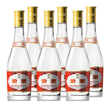 汾酒 黄盖玻汾 清香型白酒 53度475ml*6瓶 整箱装非原箱