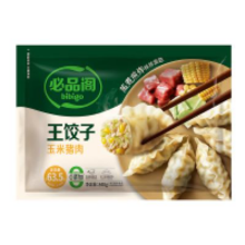 必品阁 王饺子 玉米猪肉味840g 约24只 速冻水饺 早餐夜宵 蒸饺 煎饺