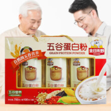 金日禾野五谷蛋白粉礼盒880g新年过节年货礼盒中老年营养食品长辈送礼佳品