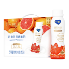 蒙牛纯甄高端轻酪乳风味酸奶红西柚口味230g×10瓶