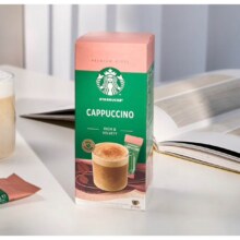 星巴克（Starbucks）速溶花式咖啡4袋装 卡布奇诺 土耳其原装进口速溶咖啡