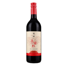 plus会员、需首购:桥畔 甜红葡萄酒长安红悦心8度750ml 聚会佳品 双瓶装