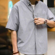 20点：马登工装 cityboy宽松休闲纯棉衬衣
