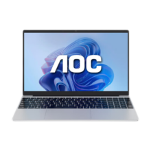 百亿补贴、PLUS会员：AOC 笔记本电脑 24新款 雾白大师N300 12代英特尔 15.6英寸 16+512GB