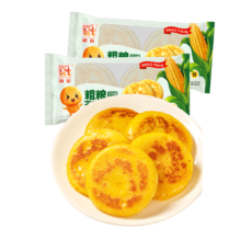 需首购：融厨 粗粮玉米饼粑粑200g*2袋 8只装
