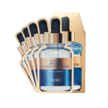 AHC黄金锡纸蒸汽补水面膜 5片/盒 保湿焕亮 圣诞节礼物