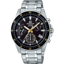 卡西欧（CASIO） 【全国联保】三眼皮带钢带商务休闲简约石英表学生男表MTH-5001 EFV-540D-1A9