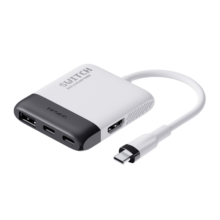 海备思Switch视频采集卡NS便携底座USB3.0直播采集器连接iPad平板笔记本电视拓展坞ROG掌机配件 标准版【USB3.0】黑白“熊猫”配色