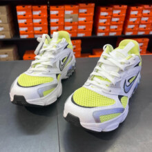 耐克（NIKE）跑步鞋女鞋2024秋冬季新款Zoom Air减震休闲鞋运动鞋【潮】 CW3876-102白金属银电子绿 38