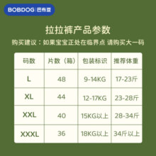 巴布豆（BOBDOG）奇迹奢宠拉拉裤超薄透气尿不湿纸尿裤婴儿试用夜用凤凰草植萃舒敏 拉拉裤 XXL40片【28-34斤】