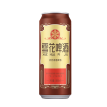 雪花啤酒（Snowbeer） 经典老雪 500ml*12听经典醇厚 高度数