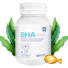 澳乐乳DHA藻油dha1-3岁可用儿童宝宝澳洲原装进口 DHA藻油90粒*1瓶-【入会员领券】