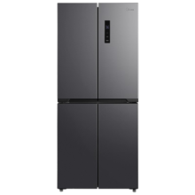 美的（Midea）61厘米薄407升十字对开四开门一级双变频风冷无霜大容量国家补贴家用电冰箱BCD-407WSPZM(E)
