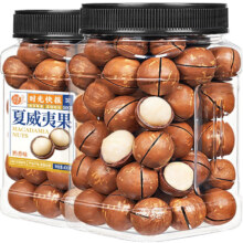 PLUS会员、首单礼金：每果时光 夏威夷果400g 罐装奶香味