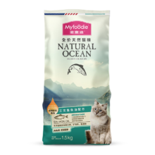 plus：麦富迪 通用型美毛护肤天然猫粮 三文鱼油成猫粮 1.5kg