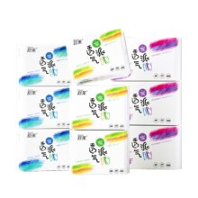 舒莱 透气派卫生巾 防侧漏日用透气姨妈巾 加长夜用430mm 2包共8片