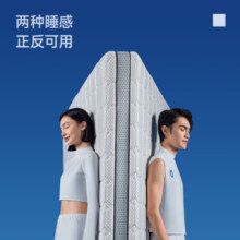梦百合床垫朗怡零压记忆棉弹簧床垫软硬两用护脊可定制席梦思主卧双人垫 朗怡床垫-21cm（双面可睡 ） 1.5*2米